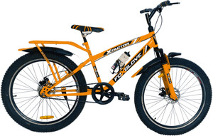 FOXGLOVE X-FACTOR 26.300 IBC FLOURESCENT ORANGE ALLOY RIM FAT TIRE TUBE 90 % FITTED 26 T (inch) Fat Tyre Cycle