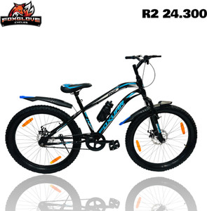 FOXGLOVE R2 24.300 GLOSSY BLUE ALLOY RIM FAT TYRE TUBE FOR HEIGHT 5FT TO 6 FT 90% FITTED 24 T (inch) Road Cycle