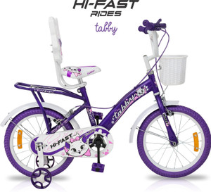 Hi-Fast Tabby Kids Cycle For 4 Years to 7 Years Semi Assembled 16 T ...