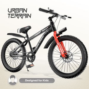 Urban Terrain Ninja X Fat Tire Kids Cycle ,Black 20 T (inch) Road Cycle