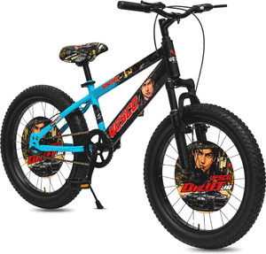 VESCO Drift Jr 20T Fat Tyre Kids Cycle for Boys, Front Suspension, 7-10 Years 20 T (inch) Fat Tyre Cycle