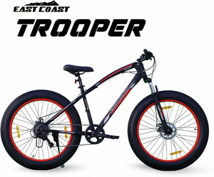 EAST COAST Trooper 26T Fat Bike Cycle for Men with Dual Disc Brake 26 T