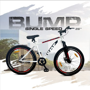 CAYA Bump Team-Mate 26" Matte Finish Dual Disc, Double Wall Alloy Rims, Front Shocker 26 T BMX साइकिल