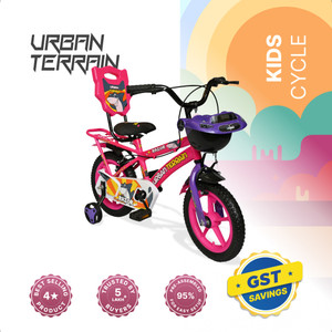 Urban Terrain Razor Cycles 14T for Boys/Girls Kids Age 2 to 5 Comes with Training Wheel 14 T (inch) Hybrid Cycle/City Bike