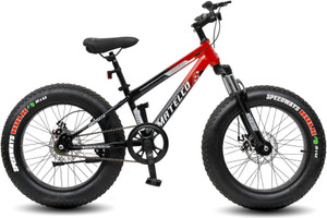 MATELCO FATBIKE 20x400 RED BLACK 20 T (inch) Fat Tyre Cycle