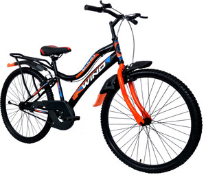 Ralley Gold WIND 26T Premium City Bike with In-Built Carrier | Non Gear Cycle for Adults 26 T (inch) Hybrid Cycle/City Bike