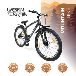Urban Terrain Bolt Pro Cycles for Men with Steel Frame & Dual Disc Brake MTB Bike 27.5 T (inch) Road Cycle