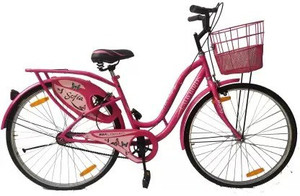 BSA Lady Bird sofia City Bicycle Comfert Handle & Relaxble Seat 90%Assembled 26 T (inch) Hybrid Cycle/City Bike