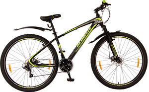 Kross Xcite 27.5T 21 Speed Unisex Mountain Bikes 40.64 Cm Frame - Matt Black Green 27.5 T (inch) Mountain Cycle