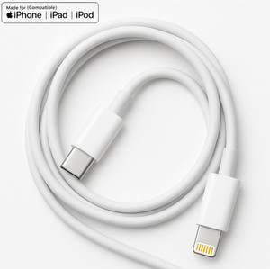RoarX Lightning Cable 6 A 1 m Type-C to Lightning Cable Ap-ple Certified (Mfi) Sync & Charge Cable