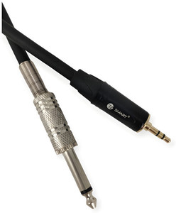 TZ SMART AUX Cable 1.5 m 3.5mm to 6.35mm Stereo Cable