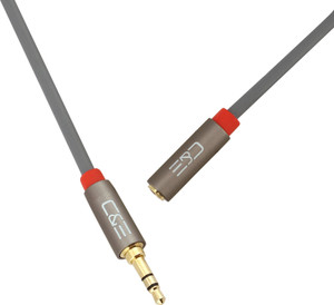 C & E AUX Cable 4.57 m Metal Male to Female 15 Ft Aux Cable for smartphones/laptops, cars, MP3 players, audio devices