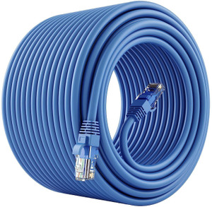HIVEN Ethernet Cable 50 m -meter-blue Cat6 - 23 AWG