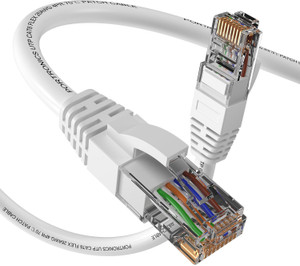 Portronics Ethernet Cable 2 m Net X2 CAT-6 RJ45 Ethernet Cable 2M, 1000 Mbps High-Speed LAN Cable