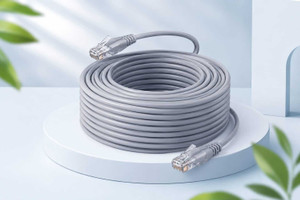 Clicknet Ethernet Cable 15 m PVC LAN Cable CAT6 Ethernet Cable Network Cable Internet Cable RJ45 LAN Wire High Speed Patch Cable Computer Cord