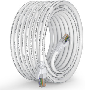 Portronics Ethernet Cable 10 m NetX10 CAT-6 RJ45 Ethernet Cable 10M, 1000 Mbps High-Speed LAN Cable