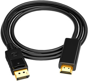 Stela HDMI Cable 1.5 m Display Port Male to HDMI Male Cable 1080P Full HD Video