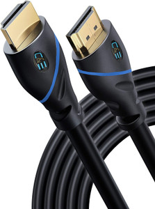 C&E HDMI Cable 15.24 m 4K HDMI Cable (50 feet/15.24 Meters) High Speed 10.2Gbps HDMI Cable – 4K HDR, 3D, 2160P, 1080P, Ethernet – 28AWG PVC HDMI Cord – Audio Return(ARC) Compatible HD TV, Blu-ray, Xbox, PS4/3, PC, Fire TV