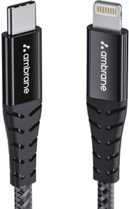 Ambrane Lightning Cable 2 A 1.25 m ABTL-125