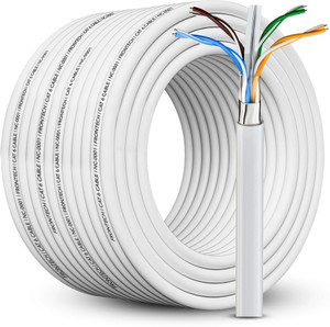Frontech LAN Cable 100 m Polyethylene NC-0002 Best Reliability & Performance with Durable & Long-Lasting Material