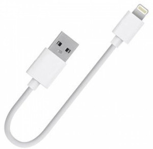 TEQGO Lightning Cable 2 A 0.2 m Short Type LIGHTNING to USB Charging and Data Sync Power Bank Cable