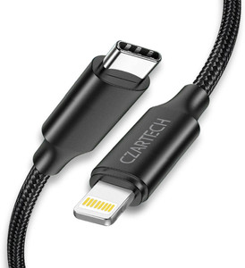 CZARTECH Lightning Cable 2 A 1 m Nylon Braided USB Type-C to
