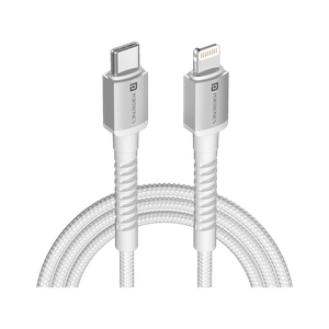 Portronics Lightning Cable 3 A 1 m Konnect X Type C to 8 PIN Cable 27W Fast Charging Cable with Data Transfer