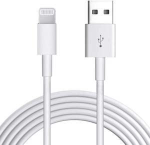 RoarX Lightning Cable 3 A 1 m Original quality Premium USB Lightning Cable 1 Meter White