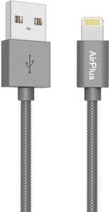 AirPlus Lightning Cable 2 A 1 m 8 Pin Lightning to USB Premium Indestructible (1 meter/ 3.2Feet) Quick Charging & Data Sync