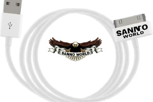 SANNO WORLD Lightning Cable 2 A 1.2 m Data Sync Transfer and Charging USB for iPhone 4 , 4S, 4G , iPod Touch
