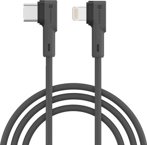 Portronics Lightning Cable 3 A 1.2 m Original I_phone Cable [Apple MFi Certified] Lightning to USB TYPE C - Portronics : Flipkart.com