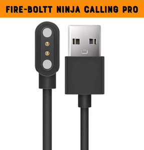 HexaGear Magnetic Charging Cable 0.3 m Fire-Boltt Ninja Calling Pro 1.69 inch Bluetooth Calling Smartwatch