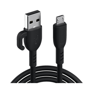Portronics Micro USB Cable 3 A 1 m Konnect Core 3 USB-A to Micro Cable,Inbuilt Cable Management Hook,3A