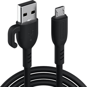 Portronics Micro USB Cable 3 A 1 m Konnect Core 3 USB-A to Micro Cable,Inbuilt Cable Management Hook,3A