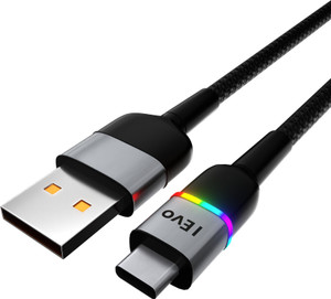 IEVO Type C 1 m USB to Type-C Fast Charging Cable 3.4A | Durable Nylon Braided Wire