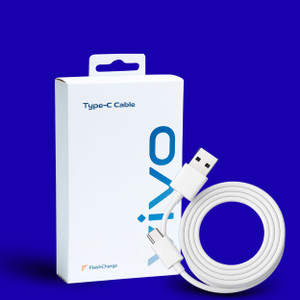vivo USB Type C Cable 4 A 1 m Can be Used With 120W, 80W, 66W, 55W, 44W And Other Flash Charge Chargers* 44W/80W FlashCharge Type C Data Cable Fast Charging High Speed Data Transfer