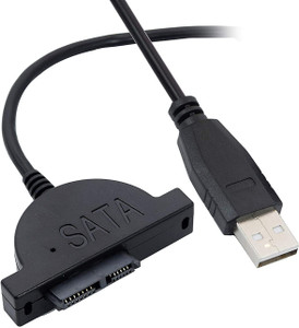 1Goal USB Type C Cable 1 m USB 2.0 to 7+6 13 Pin Slimline Slim SATA Laptop CD/DVD ROM Optical Drive Adapter Cable
