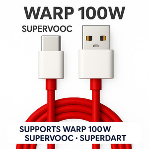 ULTRADART USB Type C Cable 6.5 A 1.01 m original 65W VOOC/DART/WARP/DASH/SUPERVOOC/SUPERDART FAST CHARGER CABLE