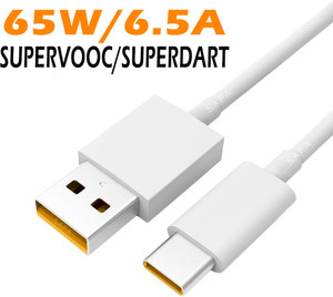 Safa USB Type C Cable 6.5 A 1 m 30W_65W SUPER FAST CHARGING CABLE / SUPER VOOC / WARP / DASH / SUPER DART /