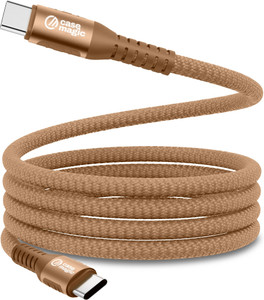 Case-Magic USB Type C Cable 2 m Fast Charging Cable 240W Nylon Braided 480Mbps