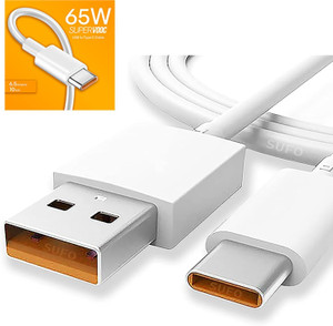 SUFO USB Type C Cable 6.5 A 0.99 m 30W_65W SUPER FAST CHARGING CABLE / VOOC / DART / DASH / WARP / SUPER VOOC /