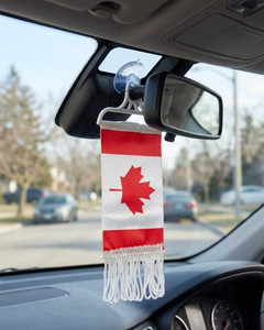 carempire Canada Flag 4x5 Inch Car Banner - Image 4