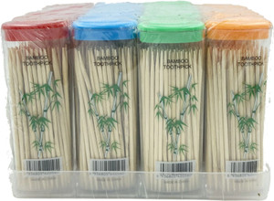 HYRA Natural Bamboo Toothpicks 1200 Pcs - Image 6