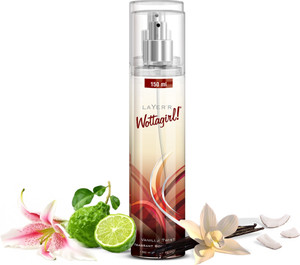 LAYER'R Wottagirl Vanilla Twist Long Lasting Fragrance Body Spray  -  For Women