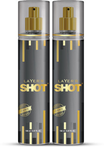 Layer'r Shot Shot Iconic Fragrant Long Lasting Fragrance Body Spray  -  For Men