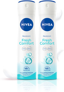 NIVEA Fresh Comfort Deo, Odour Free, Floral Scent, Long Lasting 4... more