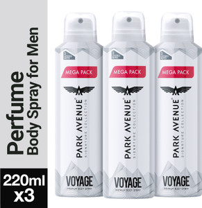 PARK AVENUE Signature Collection Voyage Mega Pack Deodorant Spray  -  For Men