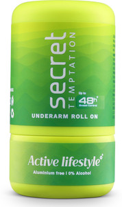 Secret Temptation Active Lifestyle Roll-on Deodorant Roll-on - For Women