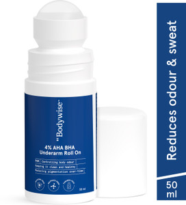 Be Bodywise 4% AHA BHA Underarm Roll On for Women | Fights Dark Underarms & Odour Deodorant Roll-on  -  For Women