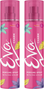 ईवा Charm no Gas Perfume Spray with shades of mandrine orange & cashmirwood  -  महिलाओं के लिए